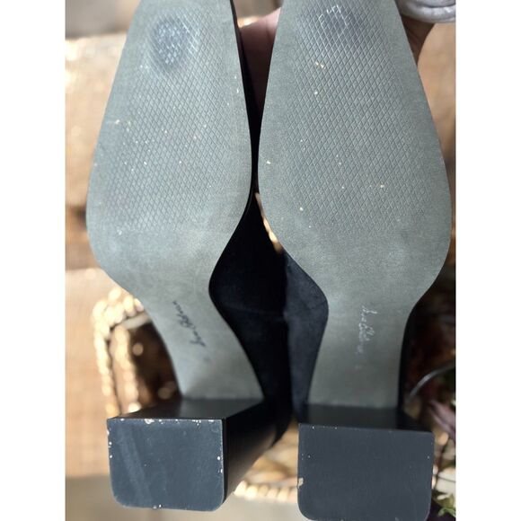 Sam Edelman Black Suede Block Heel - Picture 10 of 10